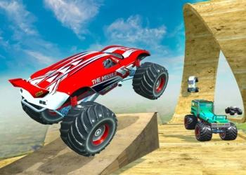 Mega Ramp Monster Truck Race