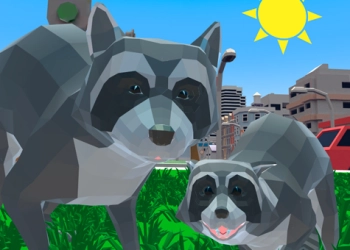 Raccoon Adventure City Simulator 3D