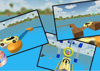 Water surfing Car Game